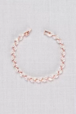 Sparkling Cubic Zirconia Vine Bracelet