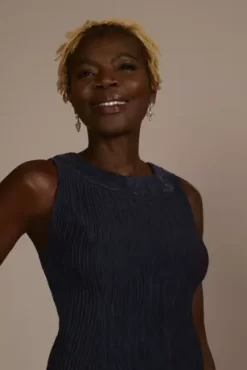 Embellished Textured Knit Jacket Sheath Dress -Bridal Shop 28802 NAVY MOB PROD10 2050