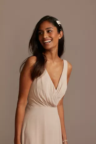 V-Neck Tank Full Skirt Bridesmaid Dress 4 V-Neck Tank Full Skirt Bridesmaid Dress - Image 4