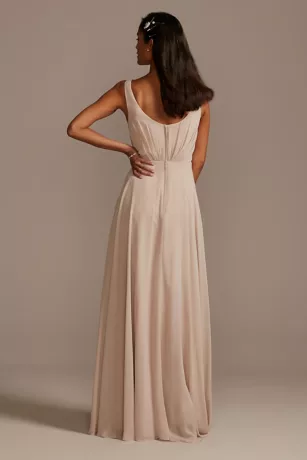 V-Neck Tank Full Skirt Bridesmaid Dress 3 V-Neck Tank Full Skirt Bridesmaid Dress - Image 3