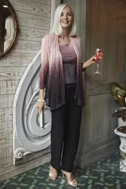 Crinkled Ombre Plus Size Three-Piece Pantsuit -Bridal Shop 650136 PDP Crop 1920x2880