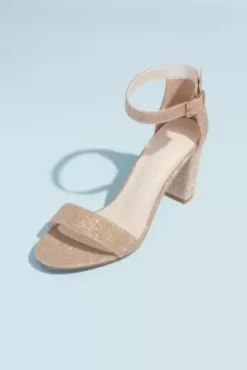Block Heel Ankle Strap Sandal
