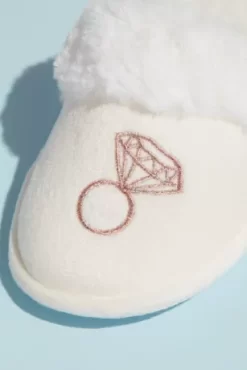 Metallic Embroidered Bride Slippers -Bridal Shop BRIDESL1 MROSEGOLD SHOE PROD6 V2 02