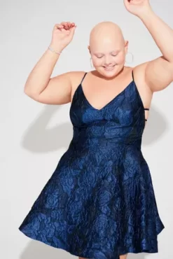 Jacquard A-Line Mini Dress -Bridal Shop D24NY22116V1 PDP Crop MAR15 1920x2880