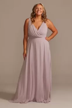 V-Neck Tank Full Skirt Bridesmaid Dress 14 V-Neck Tank Full Skirt Bridesmaid Dress -Bridal Shop F20228 LAVENDERHAZE BM PROD9 001