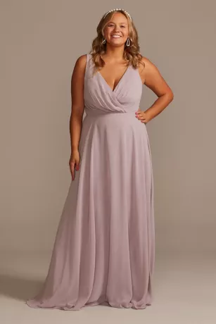 V-Neck Tank Full Skirt Bridesmaid Dress 6 V-Neck Tank Full Skirt Bridesmaid Dress - Image 6