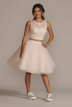 3-Piece Convertible Quince Dress With Heart Back -Bridal Shop FR2102 PETAL QUINCE PROD12 308