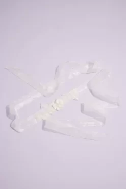 Floral Lace And Ribbon Rose Flower Girl Sash