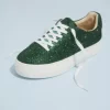 Allover Crystal Platform Sneakers