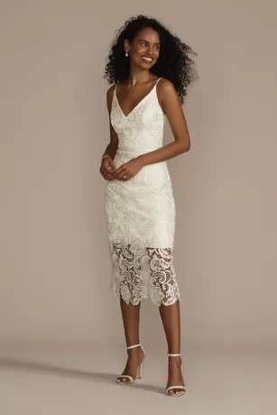 Crochet Lace Overlay Midi Dress 1 Crochet Lace Overlay Midi Dress