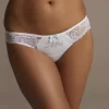 Lace Side Glitter Print Mrs. Thong