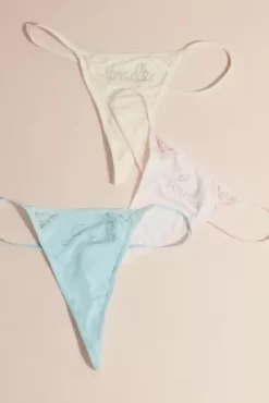 Bridal Printed Cotton Thong Set