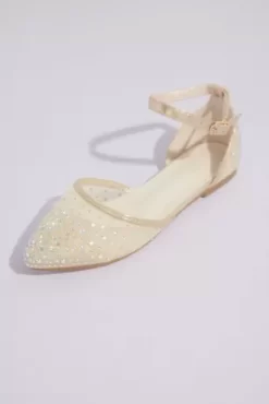 Crystal Pointed Toe Flats
